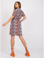 Šaty D73781M30312A hnědé Šaty D73781M30312A hnědé