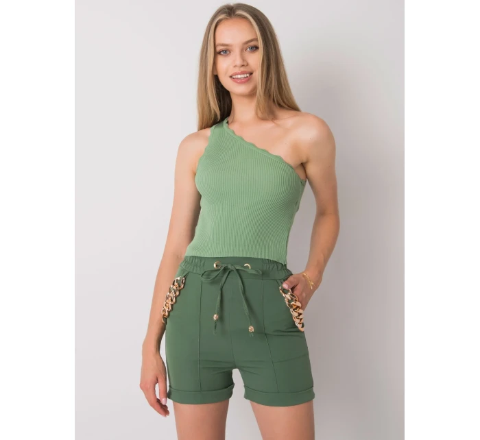 Šortky DHJ SN 13260.38P khaki Šortky DHJ SN 13260.38P khaki