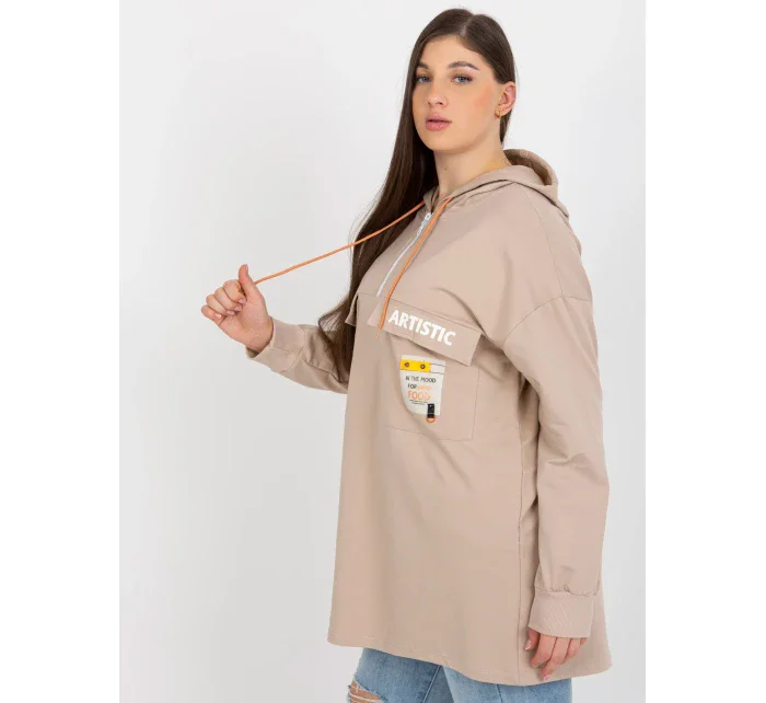 Mikina RV BL model 18385425 béžová - FPrice Mikina RV BL model 18385425 béžová - FPrice