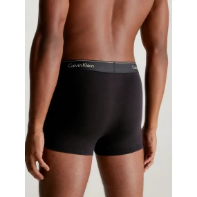 Pánské boxerky 000NB3873A KHZ černo červené - Calvin Klein Pánské boxerky 000NB3873A KHZ černo červené - Calvin Klein
