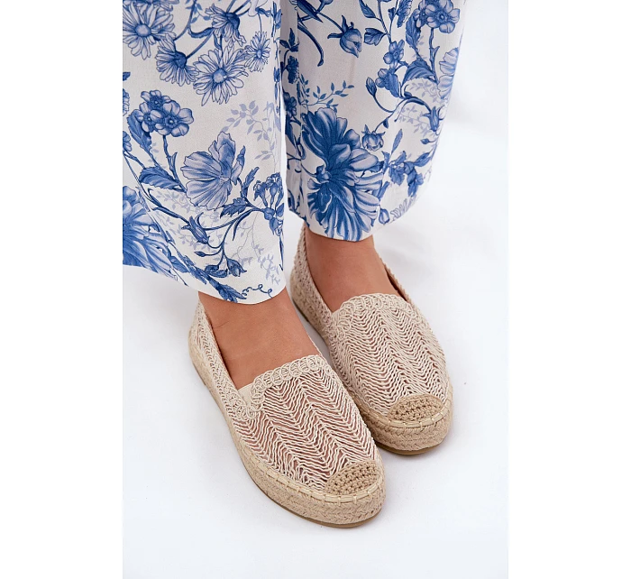 Dámské espadrilky 17392 béžové - Vincenza Dámské espadrilky 17392 béžové - Vincenza