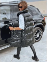 Dámská prošívaná vesta MARIEL černá FashionStreet TY3017