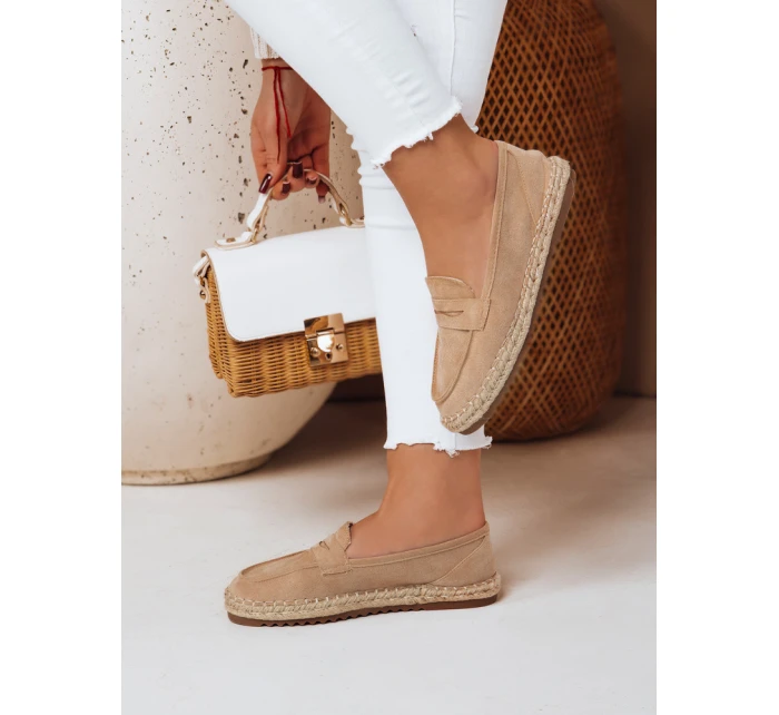 JUDANA beige FashionStreet dámské espadrilky ZY0630