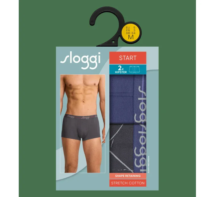 sloggi men Start Hipster C2P box - BLUE - SLOGGI BLUE - SLOGGI