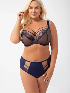 Dámské kalhotky Gorsenia K 497 Paradise Tmavě modré