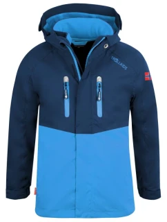 Dětská zimní bunda Kids 3v1 Jacket bunda do deště s kapucí modrá model 21351217 - Trollkids