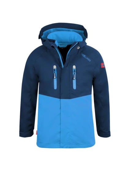 Dětská zimní bunda Kids 3v1 Jacket bunda do deště s kapucí modrá model 21351217 - Trollkids