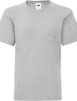 Fruit of the Loom Kids Iconic 150 T Dětské tričko 16.1023 heather grey