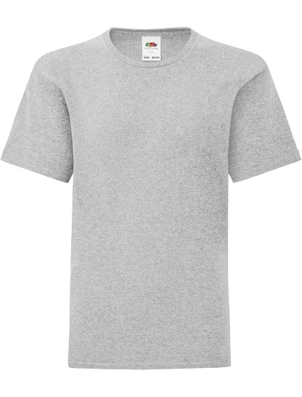 Fruit of the Loom Kids Iconic 150 T Dětské tričko 16.1023 heather grey Fruit of the Loom Kids Iconic 150 T Dětské tričko 16.1023 heather grey