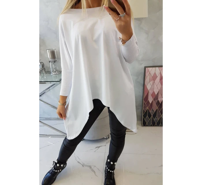 Oversize halenka bílá