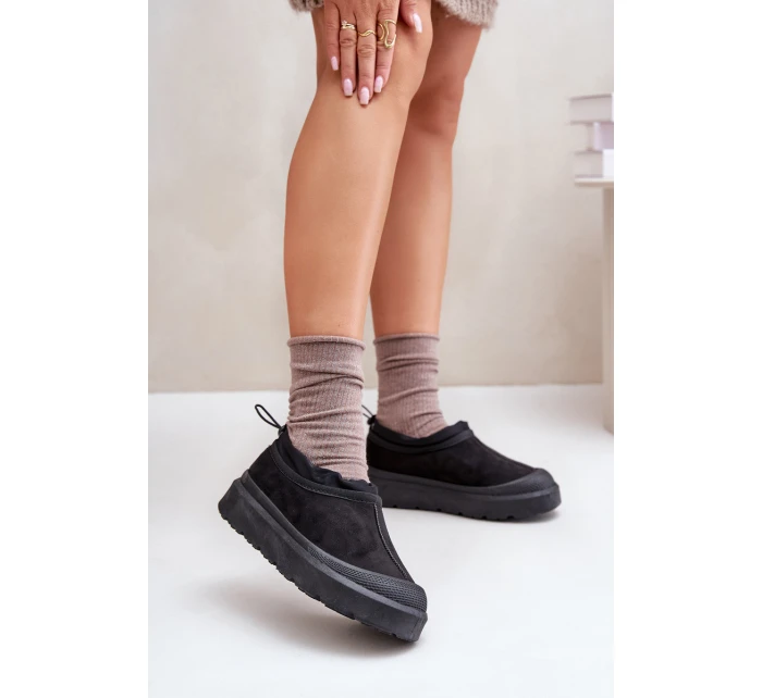 Dámské Sněhule Na Platformě S Svrškem Černé model 21676505 - Boto Dámské Sněhule Na Platformě S Svrškem Černé model 21676505 - Boto