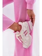 Dámské Kožené Tenisky model 21692727 Růžové - Goe