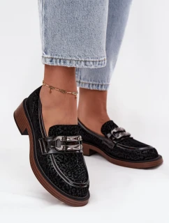 Semišové dámské s ozdobou  Černé model 21713887 - D&A