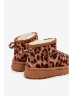 Dětské sněhule vyhřívané s Panterka Hnědé model 21718620 - Boto Dětské sněhule vyhřívané s Panterka Hnědé model 21718620 - Boto