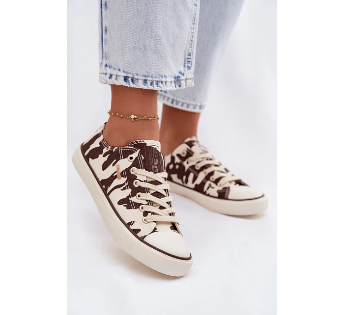 Dámské nízké tenisky Big Star model 22100966 s výšivkou - Big Star Shoes