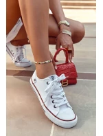 Dámské Klasické Nízké Tenisky Big Star DD274336 Bile Dámské Klasické Nízké Tenisky Big Star DD274336 Bile