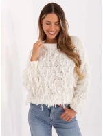 Sweter MI SW model 21314456 ecru - FPrice Sweter MI SW model 21314456 ecru - FPrice