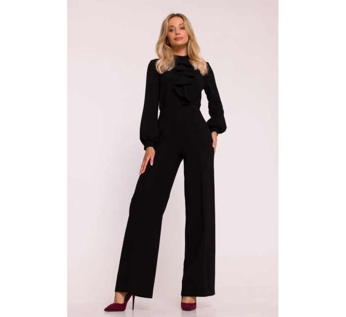 S420 Kombinéza s volánem - černá
