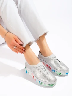 Módní polobotky dámské model 18476463 bez podpatku