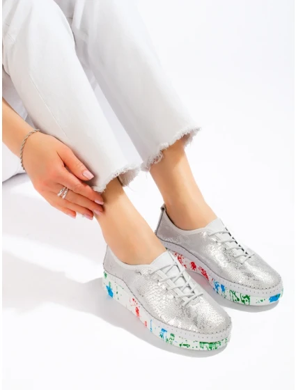 Módní polobotky dámské model 18476463 bez podpatku Módní polobotky dámské model 18476463 bez podpatku