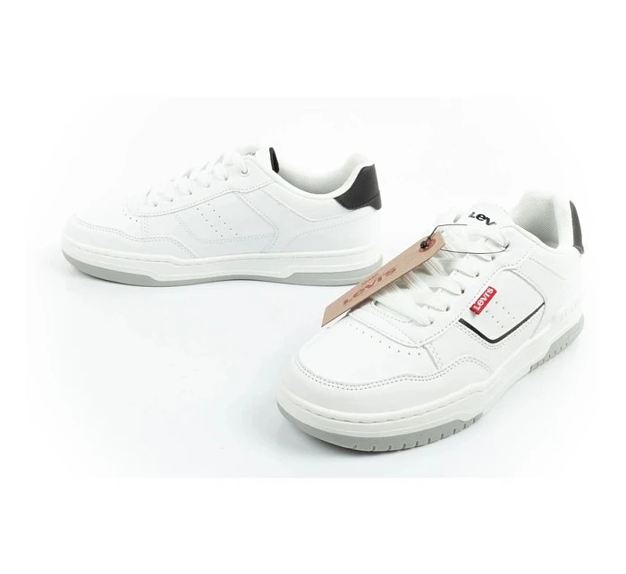 Dětská obuv Levi's sportovní John youth bílá pohodlná módní Dětská obuv Levi's sportovní John youth bílá pohodlná módní