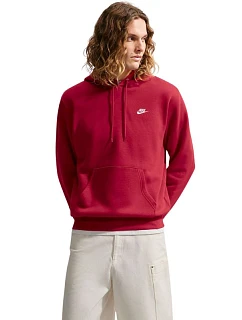 Pánská mikina Nike Club BB červená FN3859 608