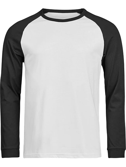 Tee Jays TJ 1170 Baseballové tričko s dlouhým rukávem "Unlabeled" 18.1170 white/black Tee Jays TJ 1170 Baseballové tričko s dlouhým rukávem "Unlabeled" 18.1170 white/black