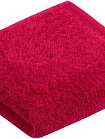 Vossen Vegan Life 40 Ručník pro hosty "Vegan Life" 49.8096 cherry red