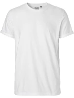 O Pánské bio tričko s ohrnutými rukávy white model 22504503 - Neutral O Pánské bio tričko s ohrnutými rukávy white model 22504503 - Neutral