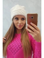 Dámská čepice Dagmara K332 bílá Dámská čepice Dagmara K332 bílá