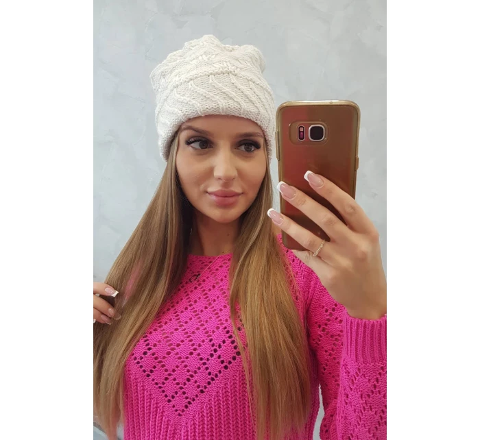 Dámská čepice Dagmara K332 bílá Dámská čepice Dagmara K332 bílá