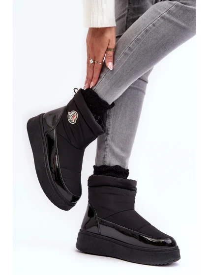 Dámské sněhule na platformě černé model 21636243 - Boto