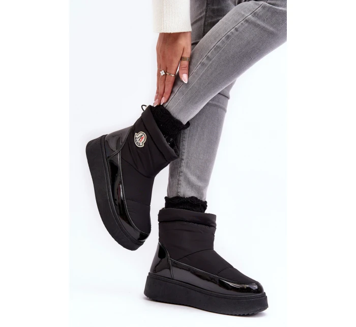 Dámské sněhule na platformě černé model 21636243 - Boto