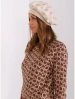 Czapka AT CZ model 18985203 jasny beżowy - FPrice Czapka AT CZ model 18985203 jasny beżowy - FPrice