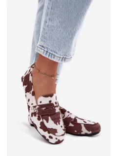 Dámské mokasíny s podrážkou a vzorem – model 21834484 - Kesi