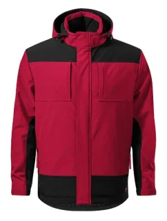 Vertex zimní softshellová bunda pánská model 20639497 červená - MALFINI, a.s.