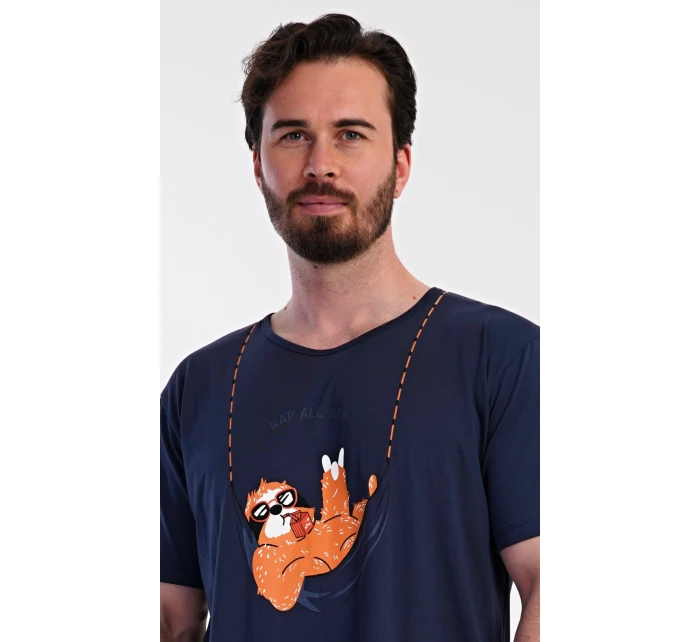 Pánská noční košile s krátkým rukávem model 21362744 - Vienetta MAN