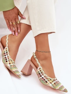 Sandály na podpatku  model 214085 Step in style