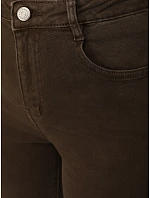 Jeansy damskie wide leg brązowe model 22123831 - FashionStreet