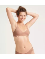 Dámská podprsenka ZERO Microfibre 2.0 Soft bra - CAMEO BROWN - sv. hnědá 00ME - SLOGGI