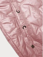 Růžová dámská vesta se lemem na spodním model 19699823 - S'WEST Růžová dámská vesta se lemem na spodním model 19699823 - S'WEST