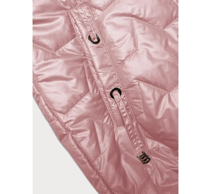 Růžová dámská vesta se lemem na spodním model 19699823 - S'WEST Růžová dámská vesta se lemem na spodním model 19699823 - S'WEST