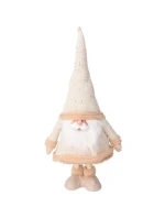 ZLATÝ MEDVĚD NA TELESKOPICKÝCH NOHÁCH 30X18X100CM ZLATÝ