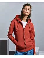 Russell Athletic 263F Dámská melírovaná mikina s kapucí "Authentic " 10.263F brick red melange Russell Athletic 263F Dámská melírovaná mikina s kapucí "Authentic " 10.263F brick red melange