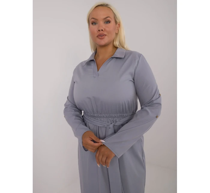 Šaty LK SK 509675.88 šedé Šaty LK SK 509675.88 šedé