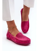 Semišové dámské mokasíny Fuchsia S.Barski Semišové dámské mokasíny Fuchsia S.Barski
