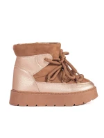 Exkluzívní sněhule hnědé dámské platforma Exkluzívní sněhule hnědé dámské platforma