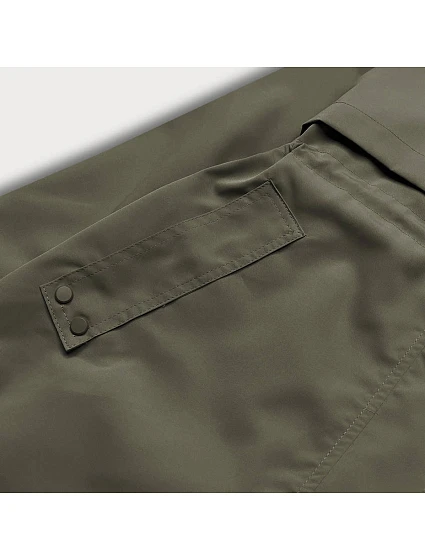 Tenká dámská bunda v khaki barvě s podšívkou model 22090149 - S'WEST Tenká dámská bunda v khaki barvě s podšívkou model 22090149 - S'WEST
