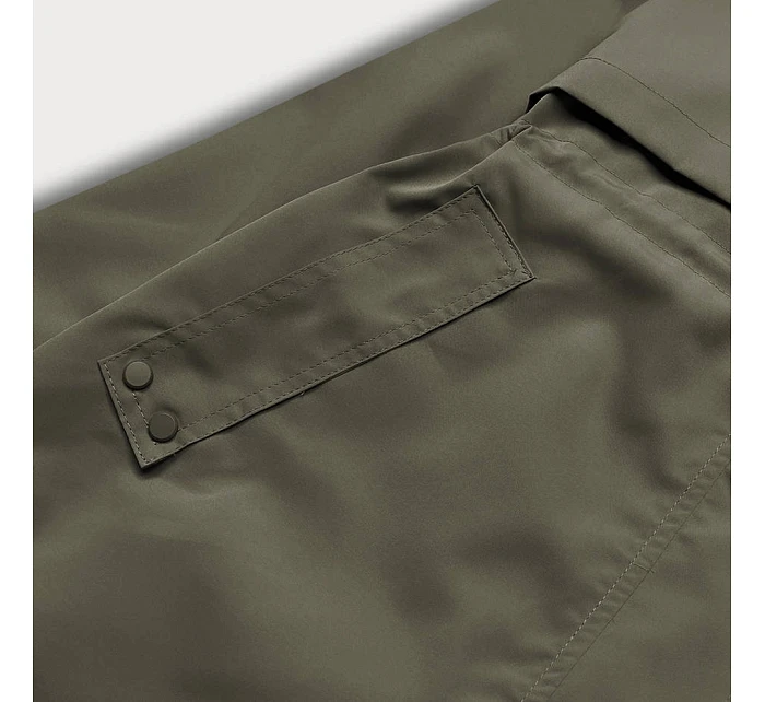 Tenká dámská bunda v khaki barvě s podšívkou model 22090149 - S'WEST