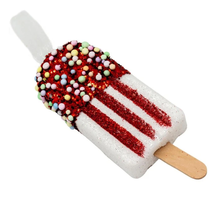 ZMRZLINOVÁ DEKORACE ZÁVĚSNÁ CETKA 3KS BÍLÁ